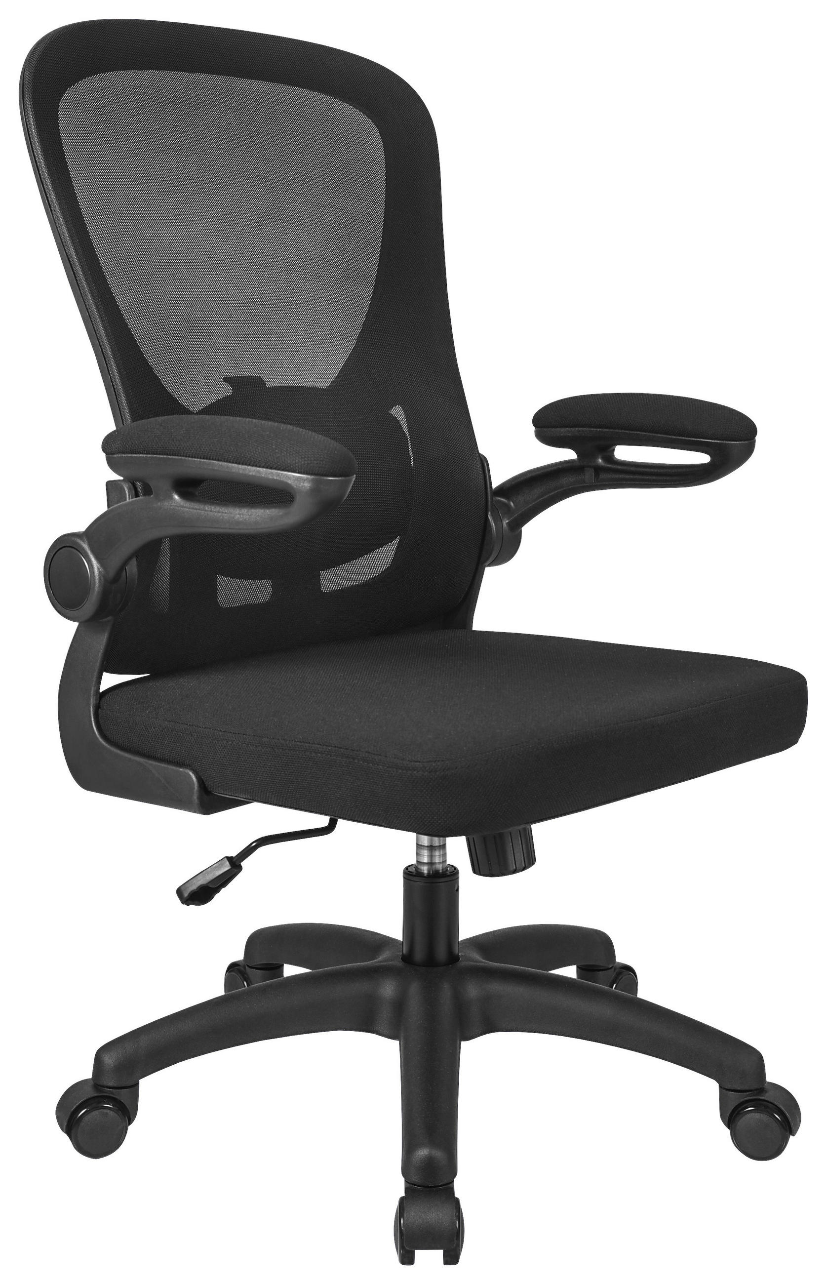 Modante OTOČNÁ ŽIDLE, síťovina, tkaná látka, černá