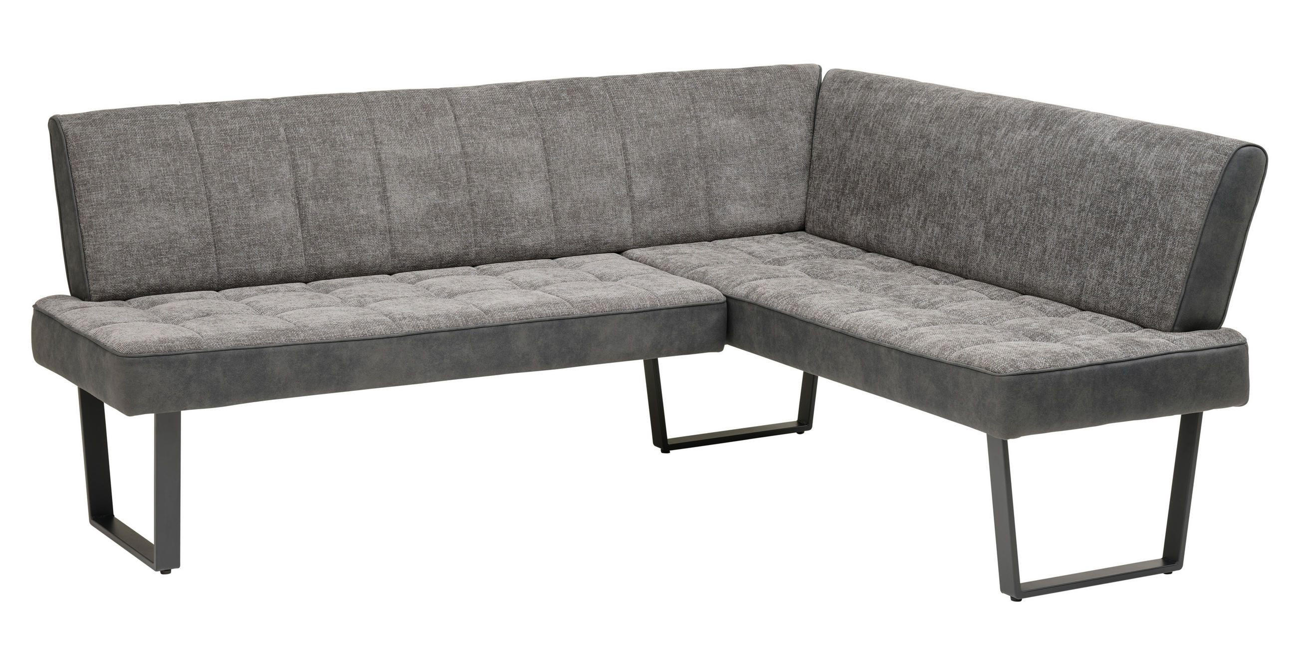 MID.YOU ROHOVÁ LAVICE, šedá, černá