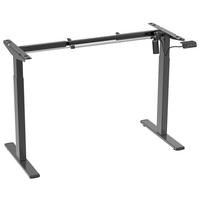 TISCHGESTELL 92/48/71 cm  - Schwarz, Design, Metall (92/48/71cm) - MID.YOU