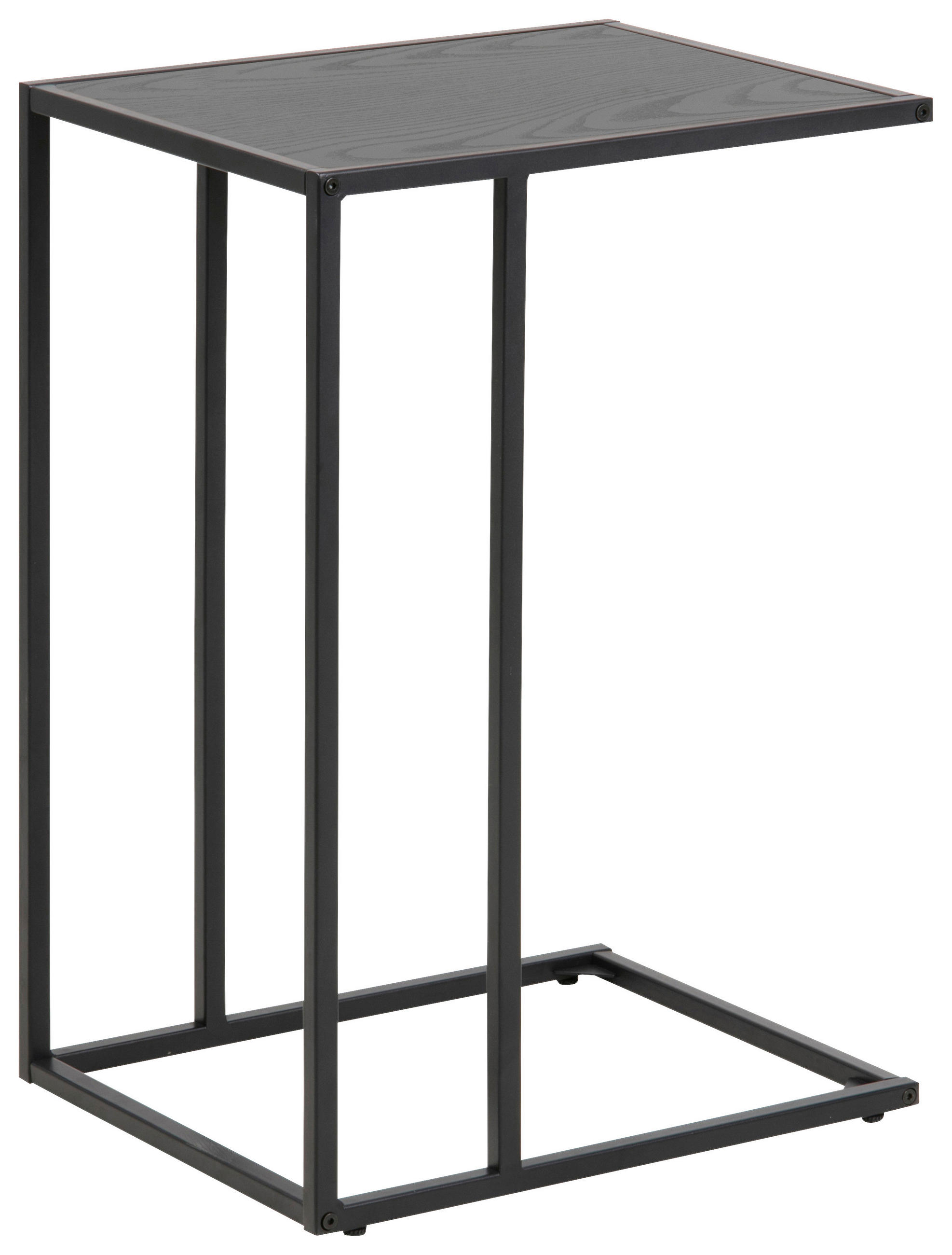 MASĂ AUXILIARĂ in material pe bază de lemn 43/35/63 cm  - negru, Trend, metal/material pe bază de lemn (43/35/63cm)