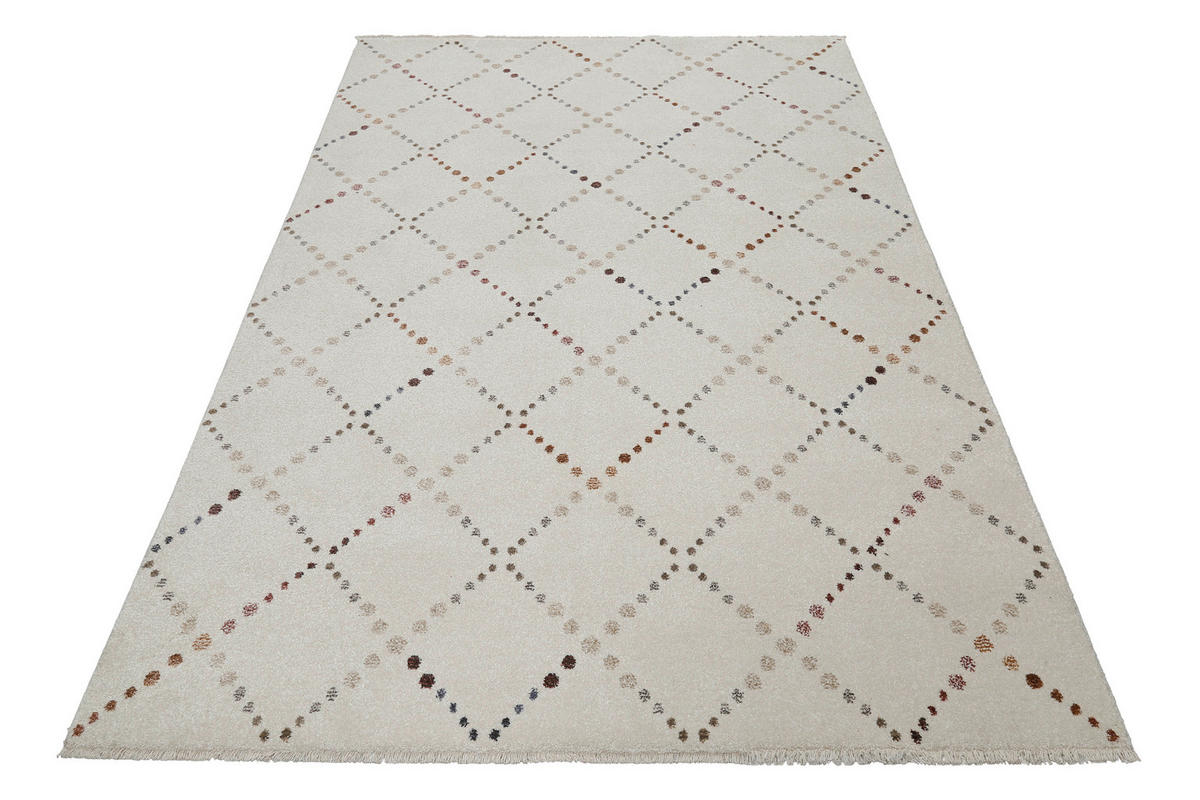 WEBTEPPICH 200/200 cm INA Creme, Beige  - Beige/Creme, Design, Textil (200/200cm) - Esprit