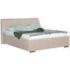 POLSTERBETT 180/200 cm  in Creme  - Chromfarben/Creme, Basics, Holz/Textil (180/200cm) - Boxxx