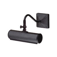 BILDERLEUCHTE PL1-10-Black 19/13.5/20 cm  - Schwarz, Basics, Metall (19/13.5/20cm) - Elstead Lighting
