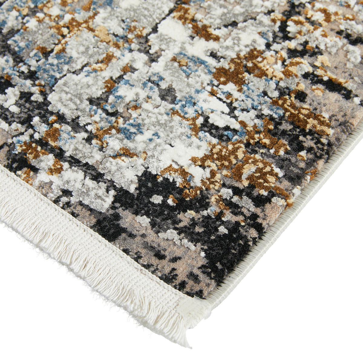 WEBTEPPICH 120/180 cm Poseidon Grau, Multicolor  - Multicolor/Grau, Design, Naturmaterialien/Textil (120/180cm) - Dieter Knoll