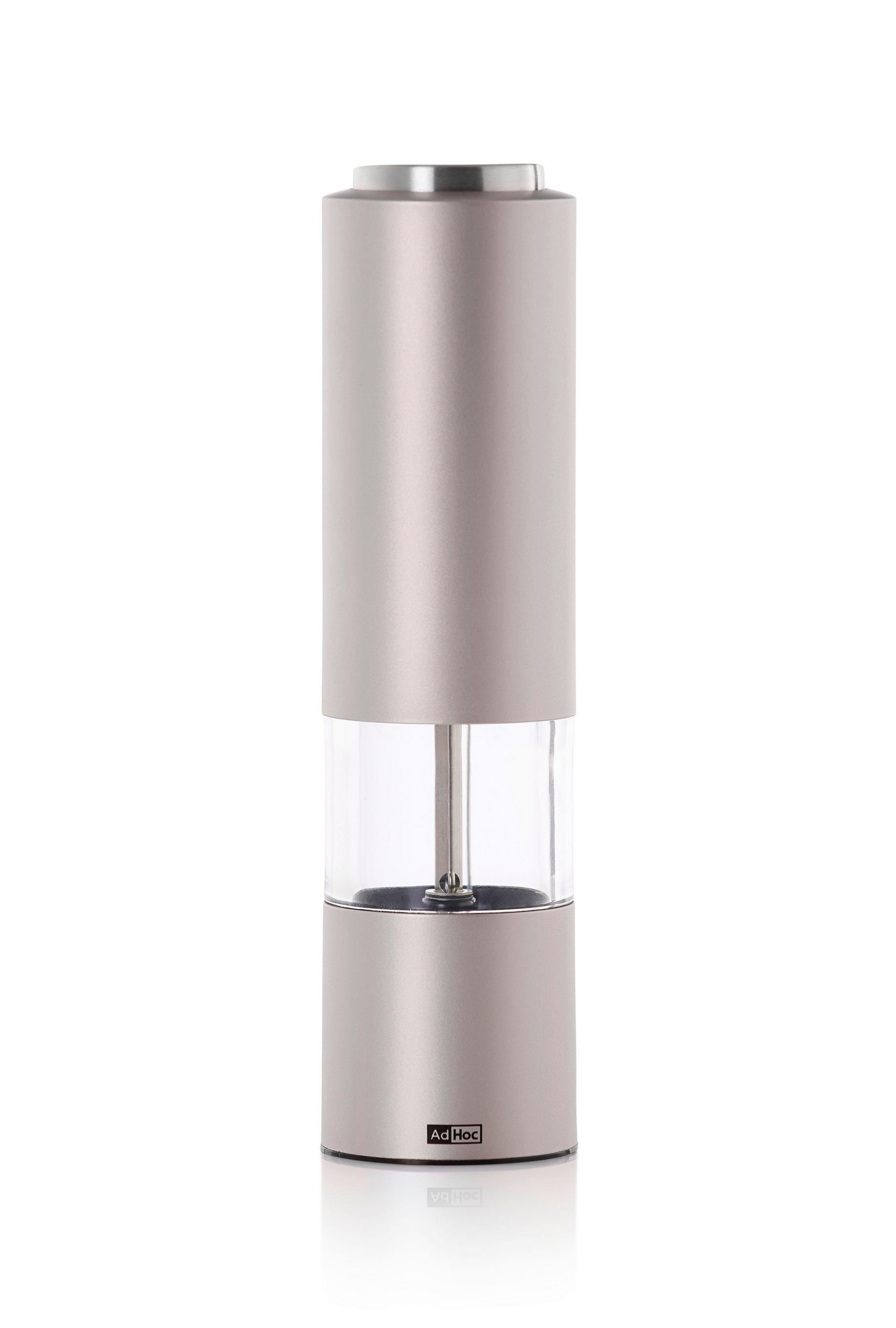 SALZ- ODER PFEFFERMÜHLE EMILL  - Hellgrau, Design, Keramik/Kunststoff (5/21,5cm) - AdHoc