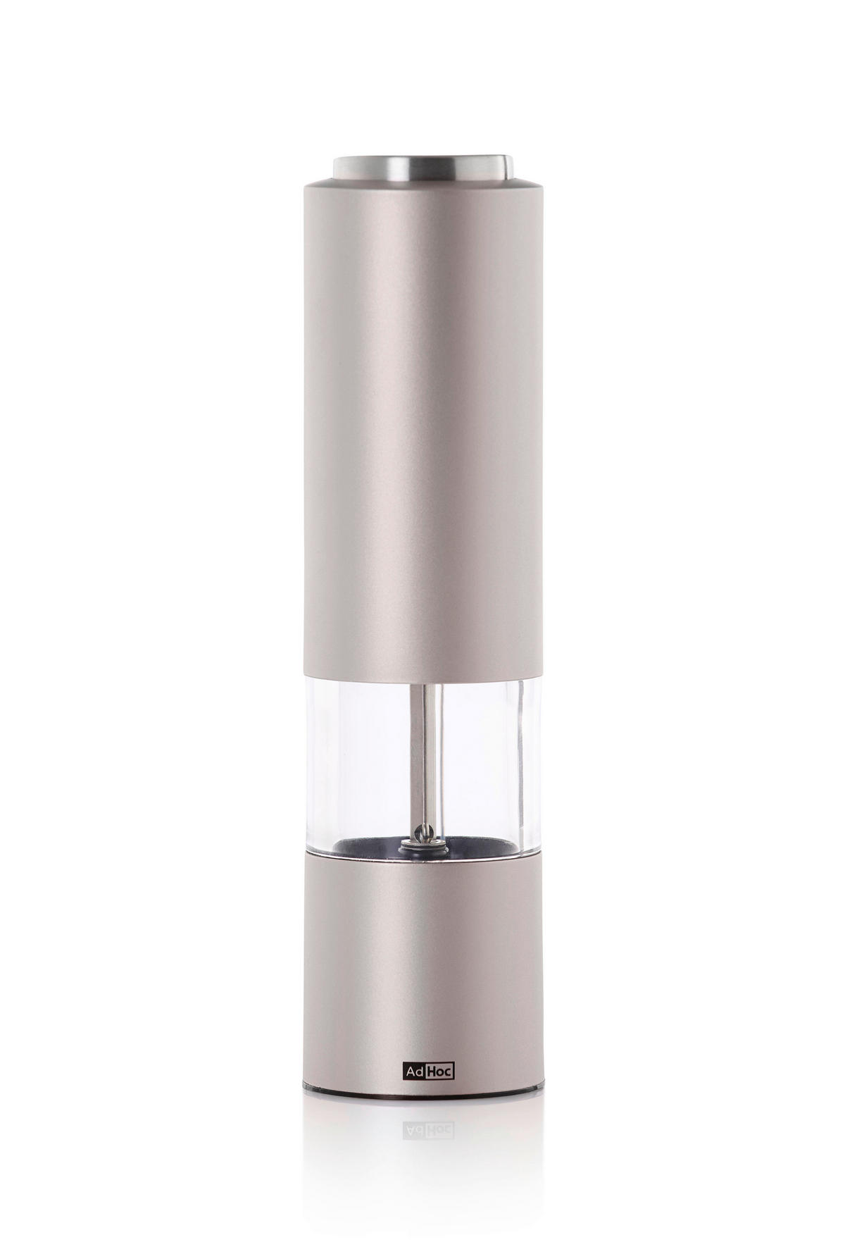 SALZ- ODER PFEFFERMÜHLE EMILL  - Hellgrau, Design, Keramik/Kunststoff (5/21,5cm) - AdHoc