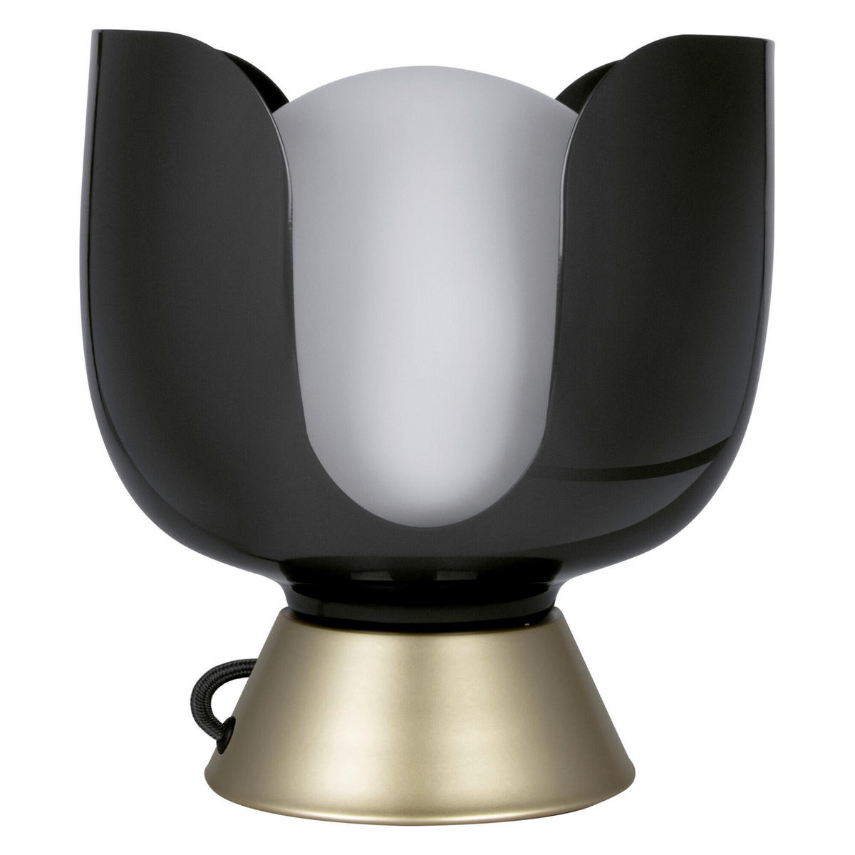 TISCHLEUCHTE 20/21 cm   - Schwarz, Basics, Metall (20/21cm) - Osram