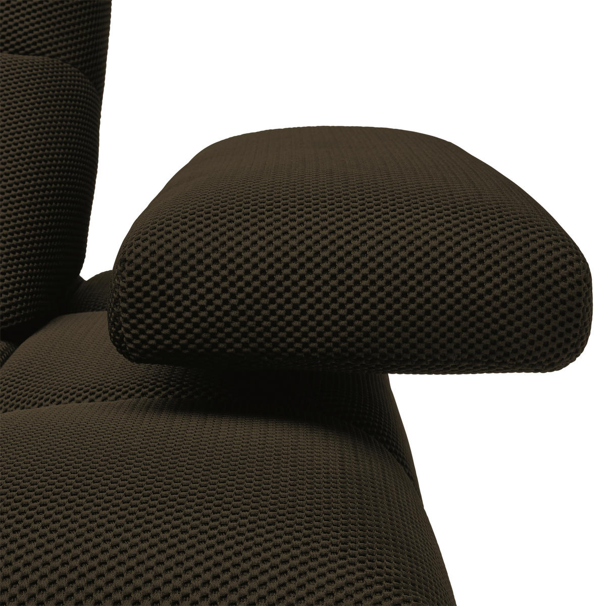 ECKSOFA  in Struktur Anthrazit  233/313 cm  - Anthrazit/Schwarz, Design, Kunststoff/Textil (233/313cm) - Belluti