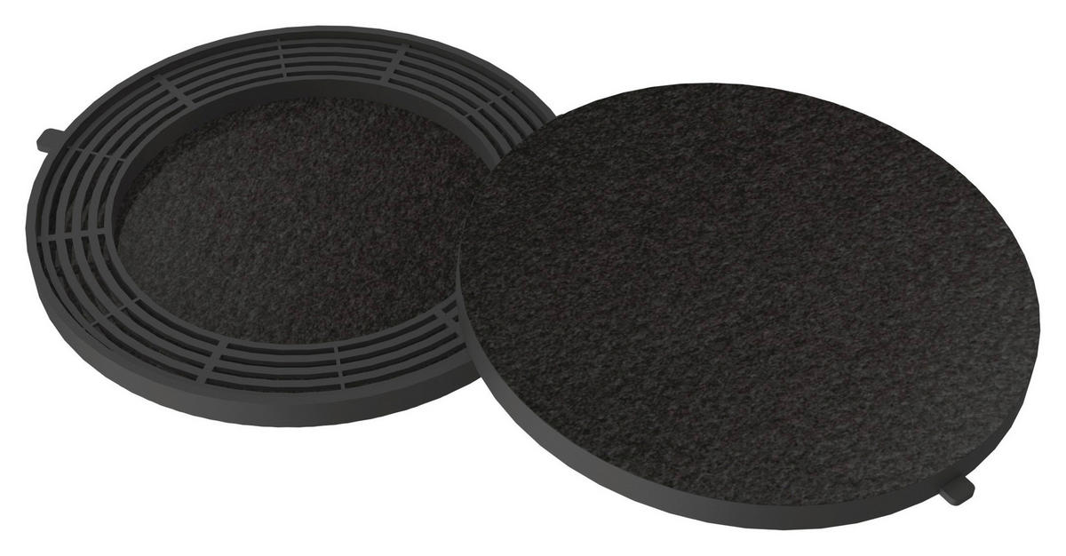 KOHLEFILTER AKTIVKOHLEFILTER  - Schwarz, Basics (16/17/1cm) - Holtkamp Exklusiv