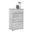 SCHUHSCHRANK 60/103/40 cm - Chromfarben/Eichefarben, Design, Holzwerkstoff/Kunststoff (60/103/40cm) - Xora SCHUHSCHRANK 60/103/40 cm - Chromfarben/Eichefarben, Design, Holzwerkstoff/Kunststoff (60/103/40cm) - Xora