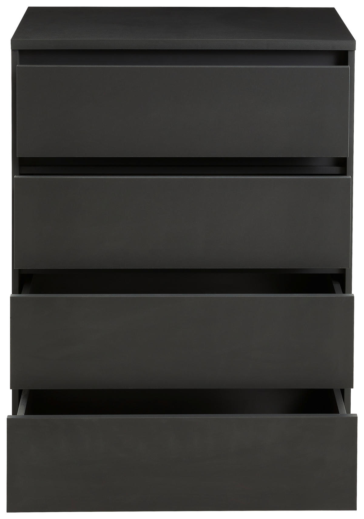 KOMODA  80/103/48 cm  antracit  - antracit, Dizajnerski, pločasti materijal/plastika (80/103/48cm) - Carryhome