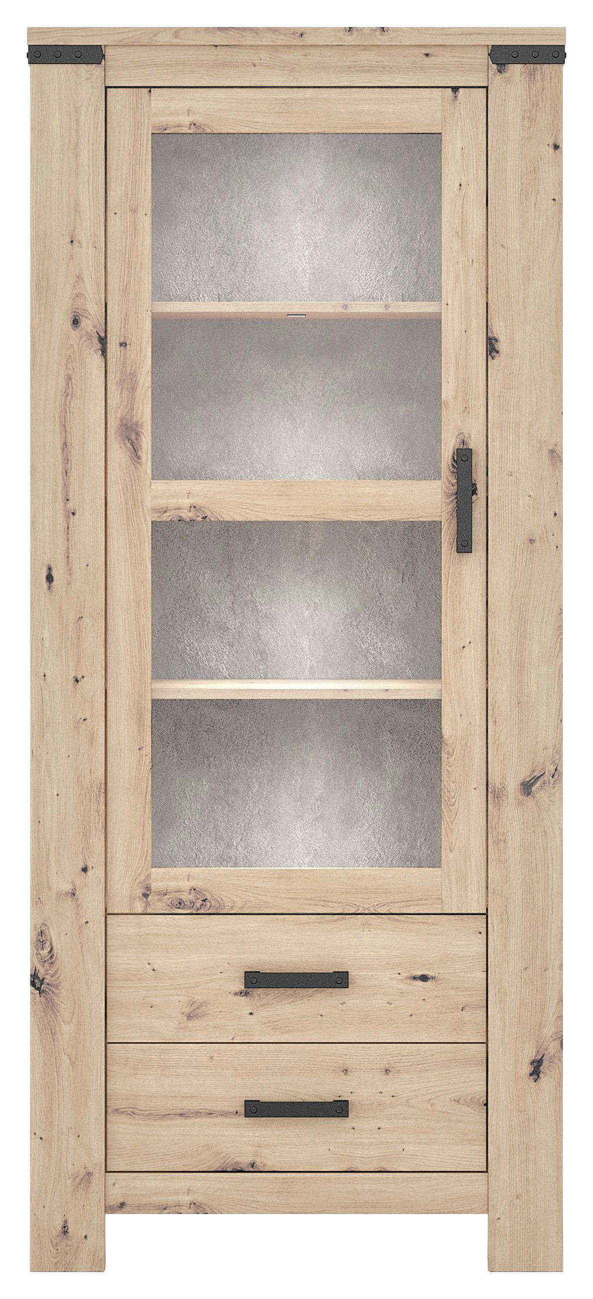 VITRIN Artisan tölgy  - Artisan tölgy/antracit, Basics, műanyag/faalapú anyag (85/196/40cm) - Hom`in