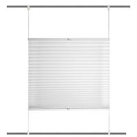 PLISSEE 60/130 cm  - Weiß, Design, Textil (60/130cm)