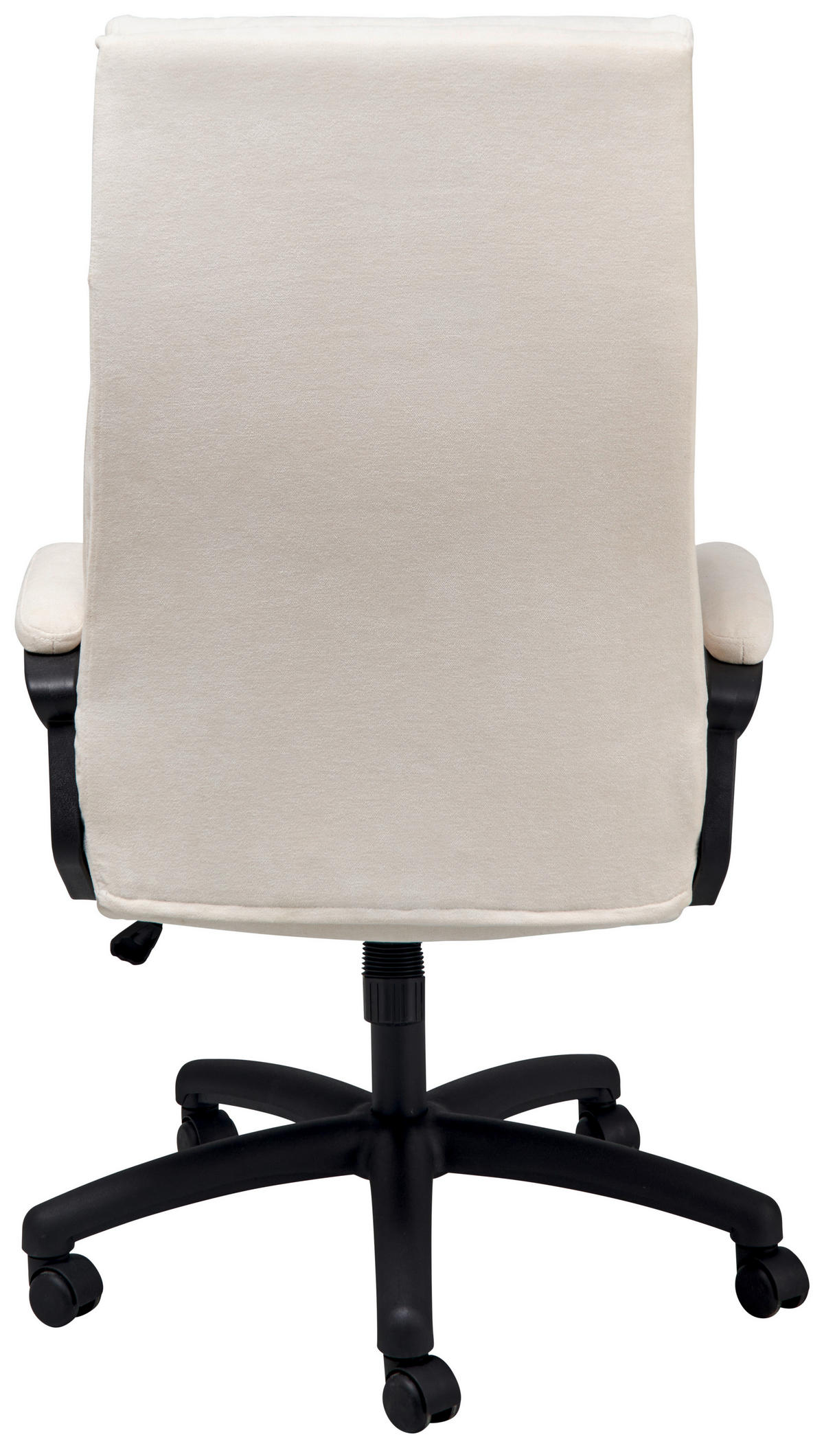 CHEFSESSEL  in Chenille Beige  - Beige/Schwarz, Lifestyle, Holz/Kunststoff (66/114-122/71cm) - MID.YOU