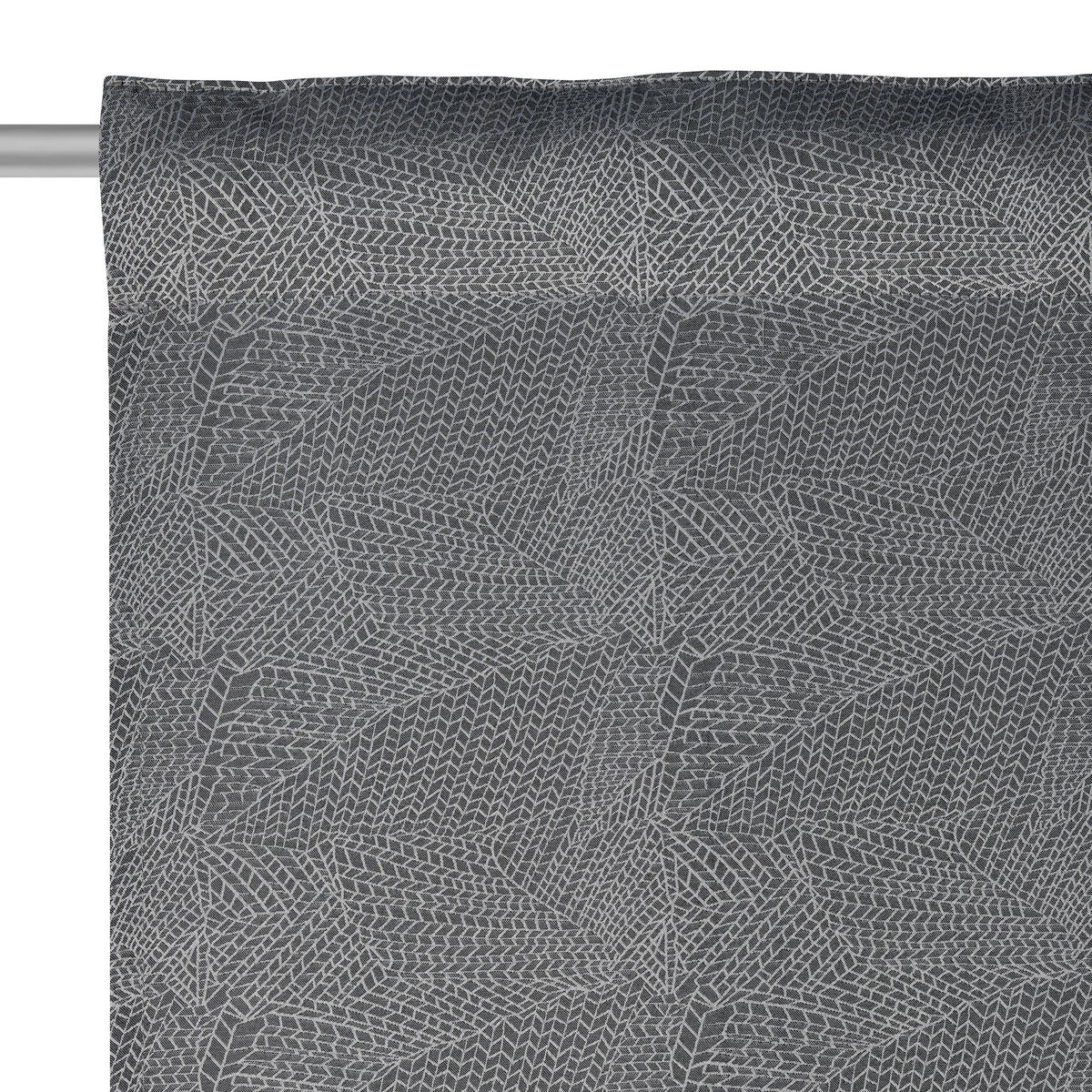 GOTOVA ZAVJESA tamno siva  140/245 cm  - tamno siva, Konvencionalno, tekstil (140/245cm) - Esposa