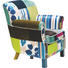 SESSEL Multicolor - Multicolor, Design, Holz/Textil (74/66/76cm) - KARE-Design