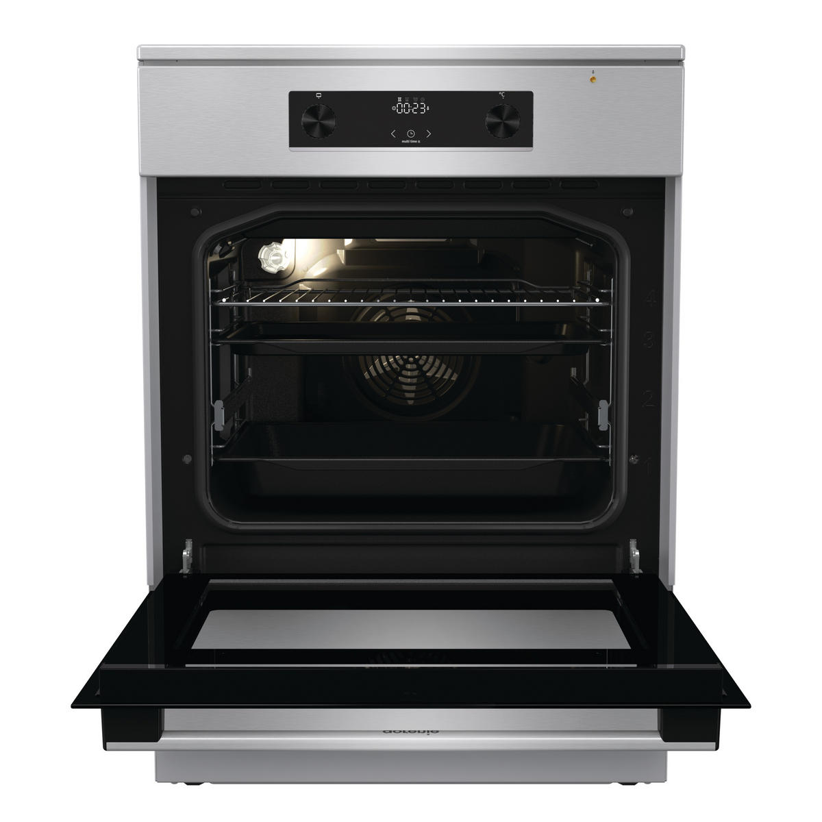 HERDSET GEIT6C60XPG  - Edelstahlfarben, MODERN, Glas/Kunststoff (60/85/60cm) - Gorenje
