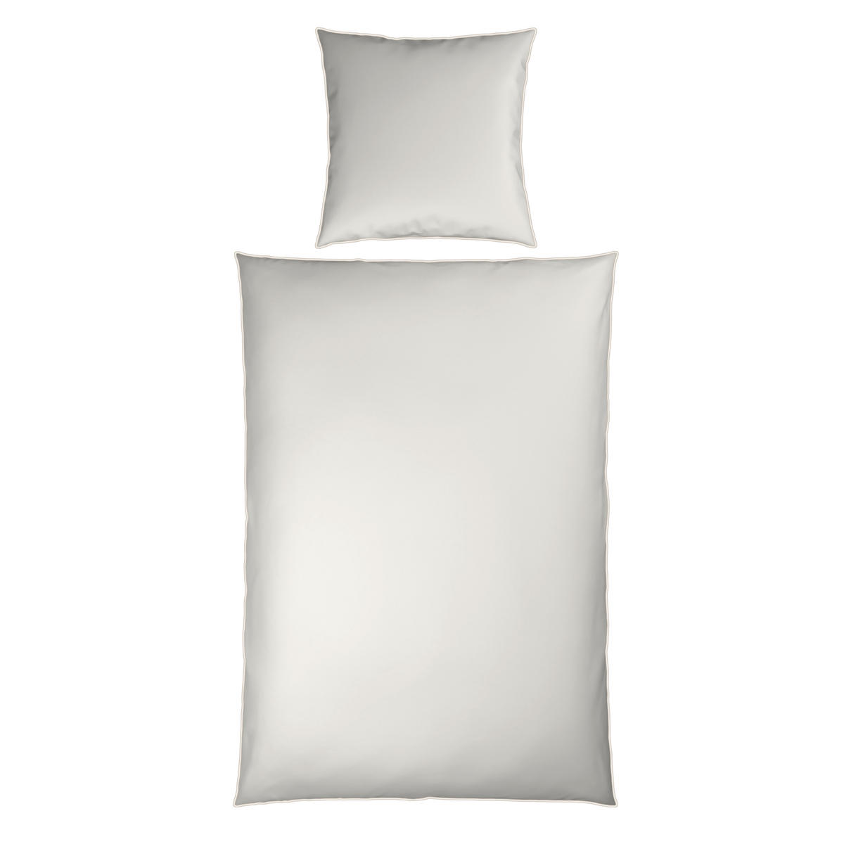 BETTWÄSCHE Calla Flachgewebe 155/220 cm  - Weiß, Basics, Textil (155/220cm) - Dieter Knoll
