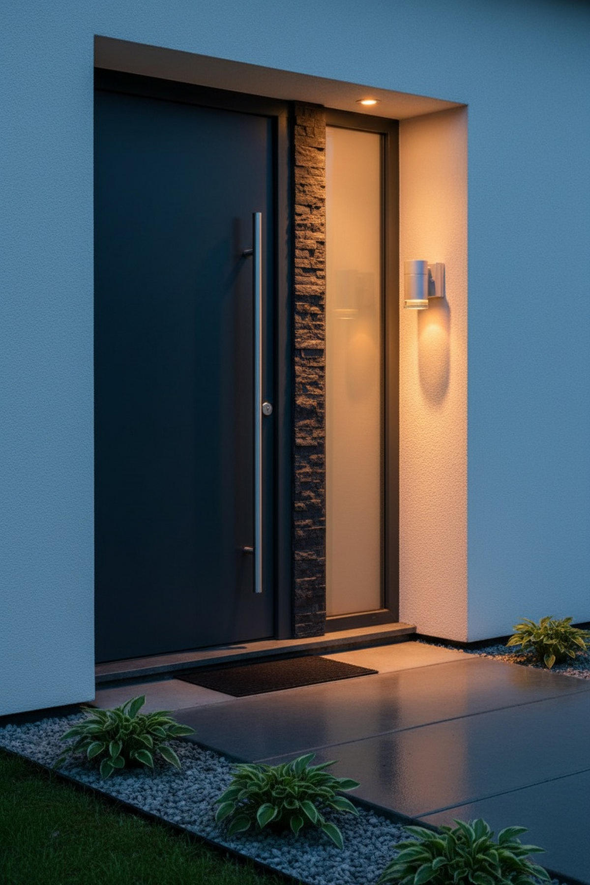 AUßENWANDLEUCHTE LUNO 6/11,5/11 cm  - Silberfarben, Basics, Kunststoff/Metall (6/11,5/11cm) - Markslöjd