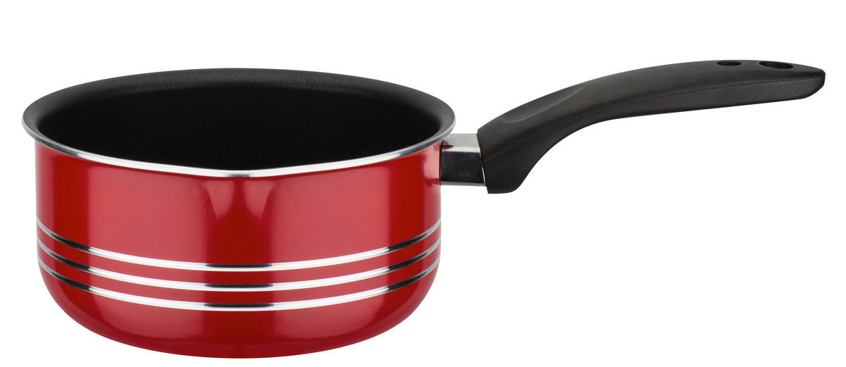 KOCHTOPFSET MILANO color 4-teilig  - Rot, Basics, Metall - GSW