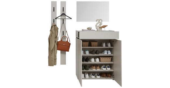 GARDEROBE 140/199/40 cm  - Kaschmir, Design, Holzwerkstoff (140/199/40cm) - Voleo