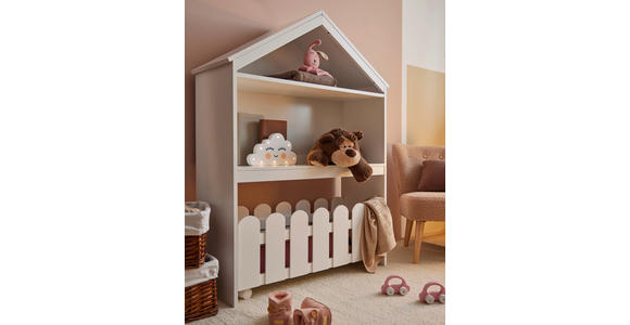 BABYREGAL 87/114/30 cm - Weiß, Basics, Holzwerkstoff/Kunststoff (87/114/30cm) - My Baby Lou