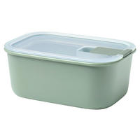FRISCHHALTEDOSE EASYCLIP 0,7 L  - Transparent/Olivgrün, KONVENTIONELL, Kunststoff (16,7/11,9/7cm) - Mepal