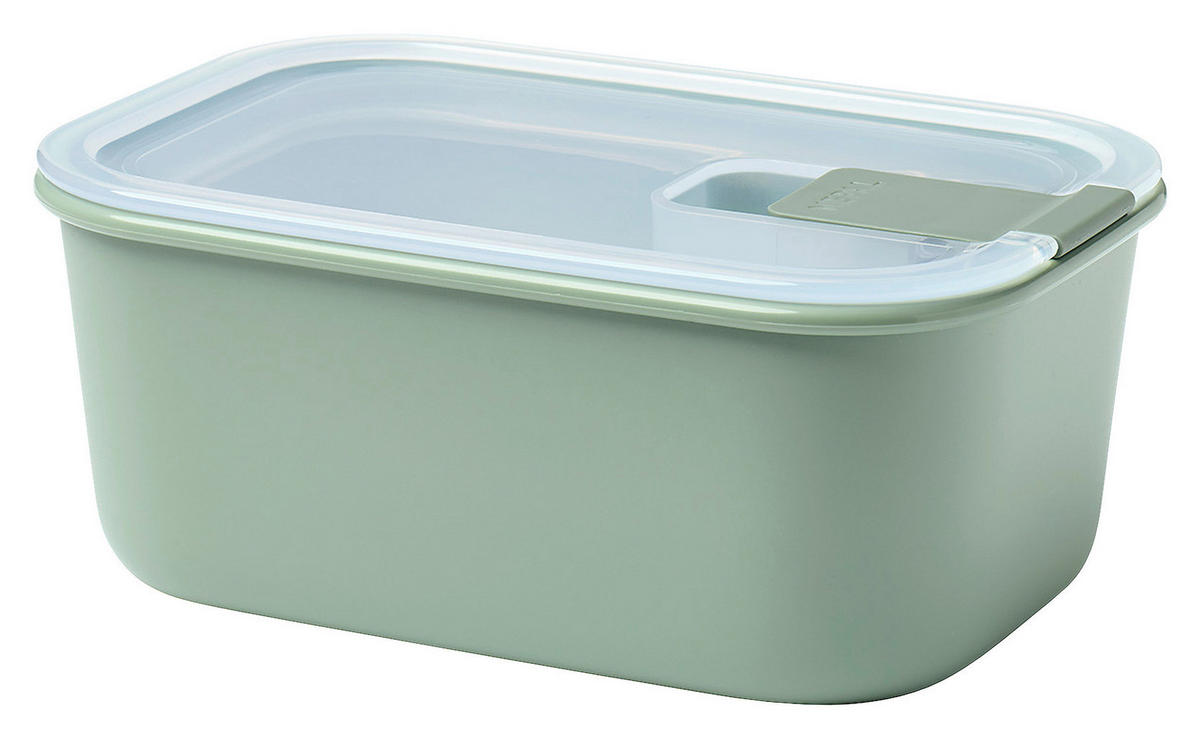 FRISCHHALTEDOSE EASYCLIP 0,7 L  - Transparent/Olivgrün, KONVENTIONELL, Kunststoff (16,7/11,9/7cm) - Mepal