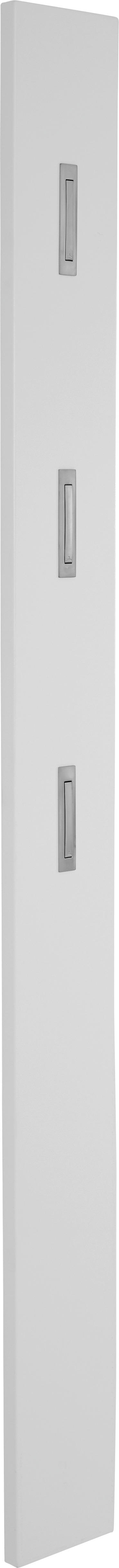 GARDEROBENPANEEL Weiß hochglanz  - Weiß hochglanz, Design (15/170/4cm)