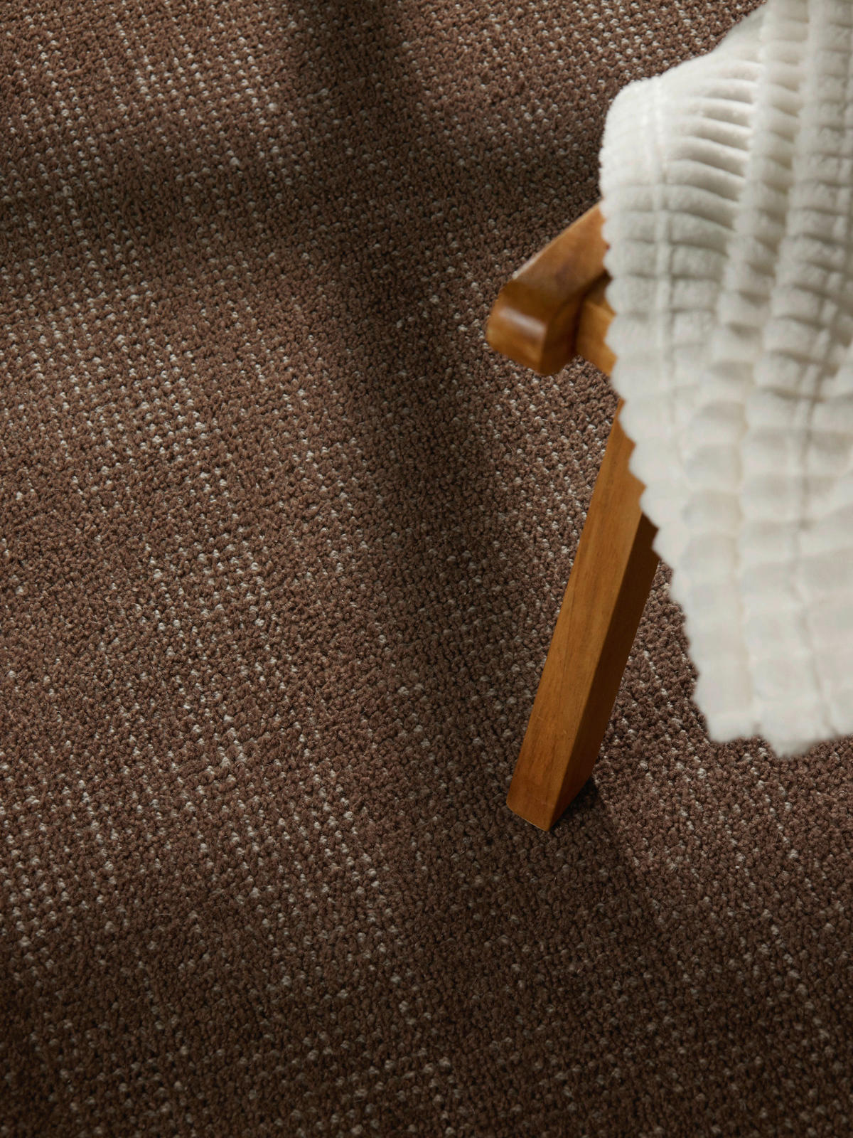 WOLLTEPPICH 200 cm Greenwich Braun rund  - Braun, Basics, Textil (200cm) - Ted Baker