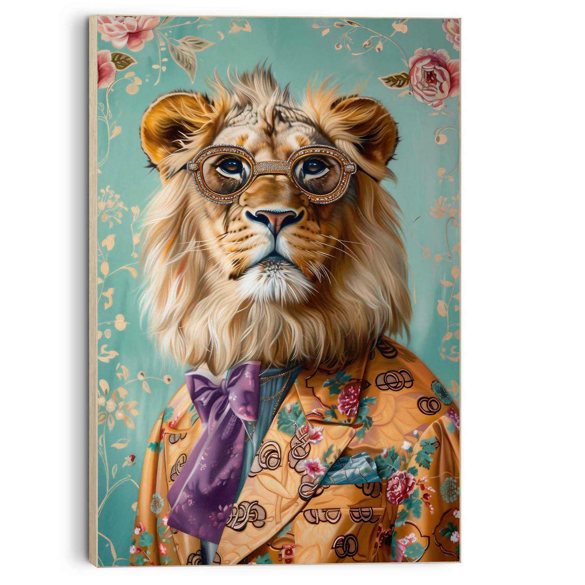 BILD  - Buchefarben/Multicolor, Trend, Holzwerkstoff (116/78/3cm)