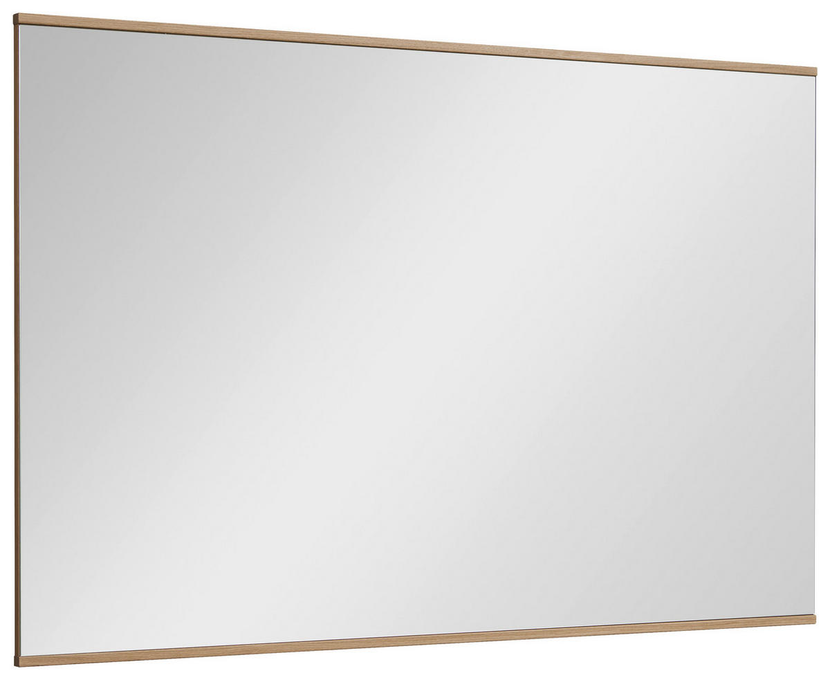 WANDSPIEGEL 119/60/2 cm    in rechteckig  - Klar/Eiche Bianco, Design, Glas/Holzwerkstoff (119/60/2cm) - Dieter Knoll