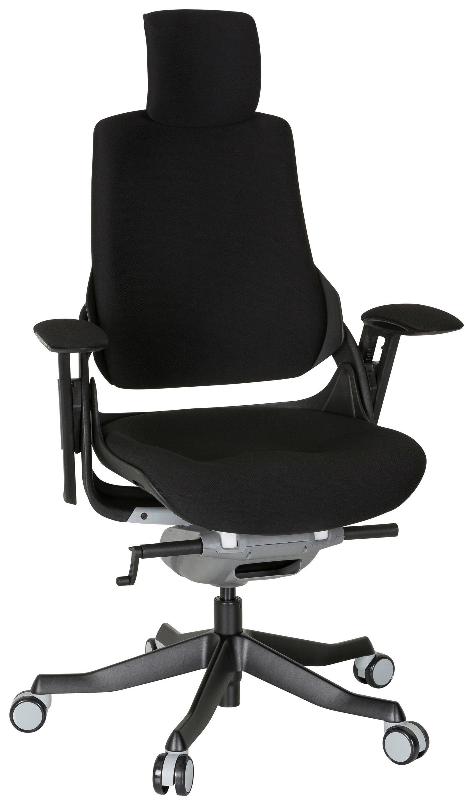 SNURRSTOL  i flatväv svart  - svart, Modern, metall/textil (67/116/54cm) - MID.YOU