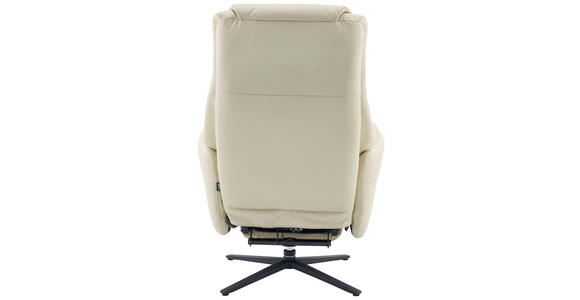 MASSAGESESSEL Echtleder Lederlook Beige - Beige, Design, Leder/Textil (77/113/90cm) - Xora