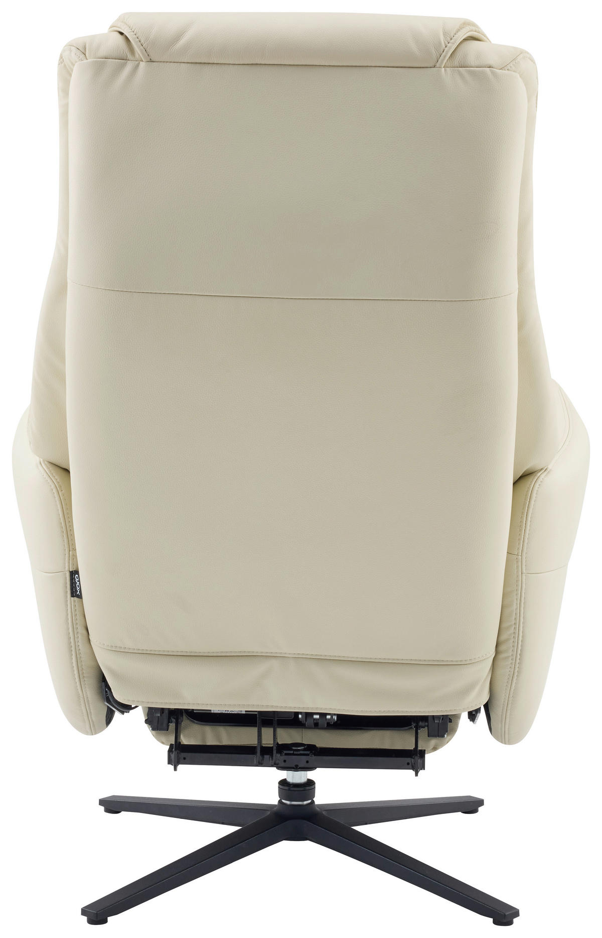 MASSAGESESSEL Echtleder Lederlook Beige    - Beige, Design, Leder/Textil (77/113/90cm) - Xora