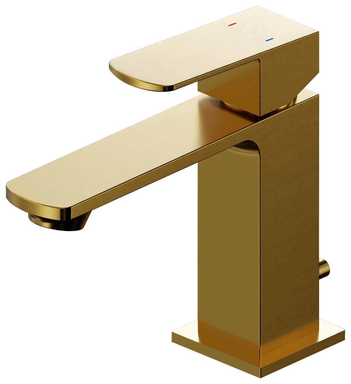WASCHTISCHARMATUR 3,6/14,6/15,5 cm  - Goldfarben, MODERN, Metall (3,6/14,6/15,5cm)