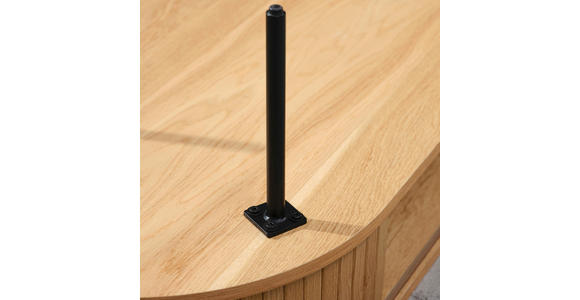 HIGHBOARD Eichefarben  100/118/40 cm  - Eichefarben/Schwarz, Trend, Holz/Holzwerkstoff (100/118/40cm) - Xora