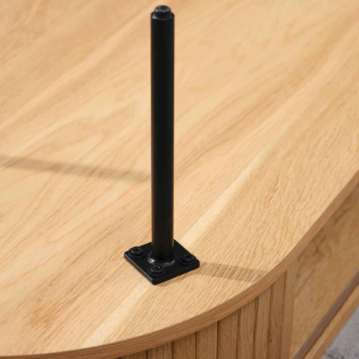 HIGHBOARD  in 100/118/40 cm  - Eichefarben/Schwarz, Trend, Holz/Holzwerkstoff (100/118/40cm) - home24