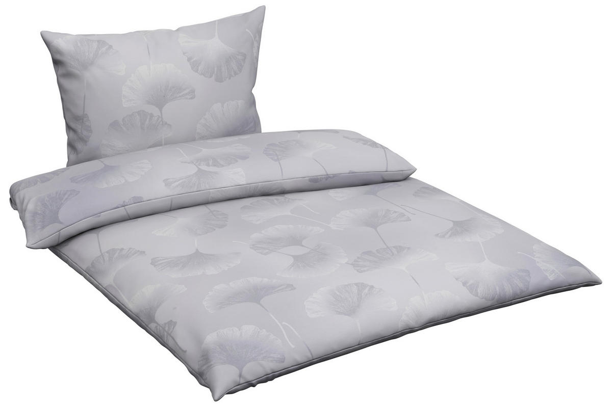 BETTWÄSCHE Interlock-Jersey 140/200 cm  - Platinfarben, LIFESTYLE, Textil (140/200cm) - Estella