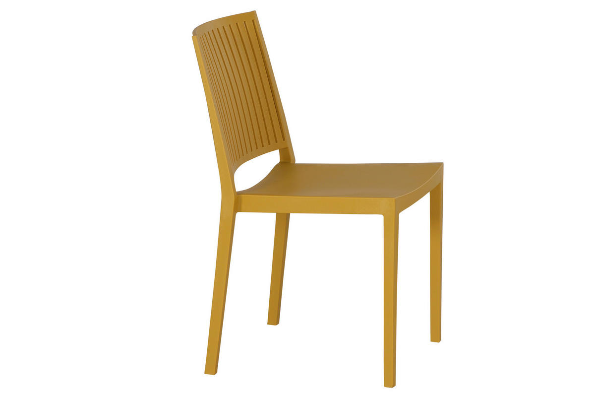 STAPELSTUHL Gelb  - Gelb, Basics, Kunststoff (57/80/56cm) - Siena Garden