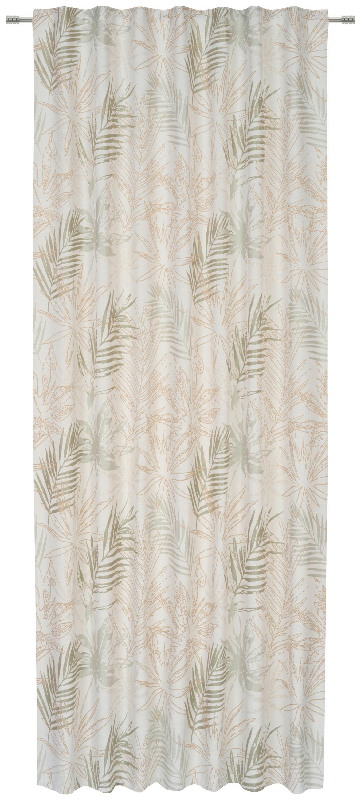 FERTIGVORHANG blickdicht  - Grün, KONVENTIONELL, Textil (140/245cm) - Esposa