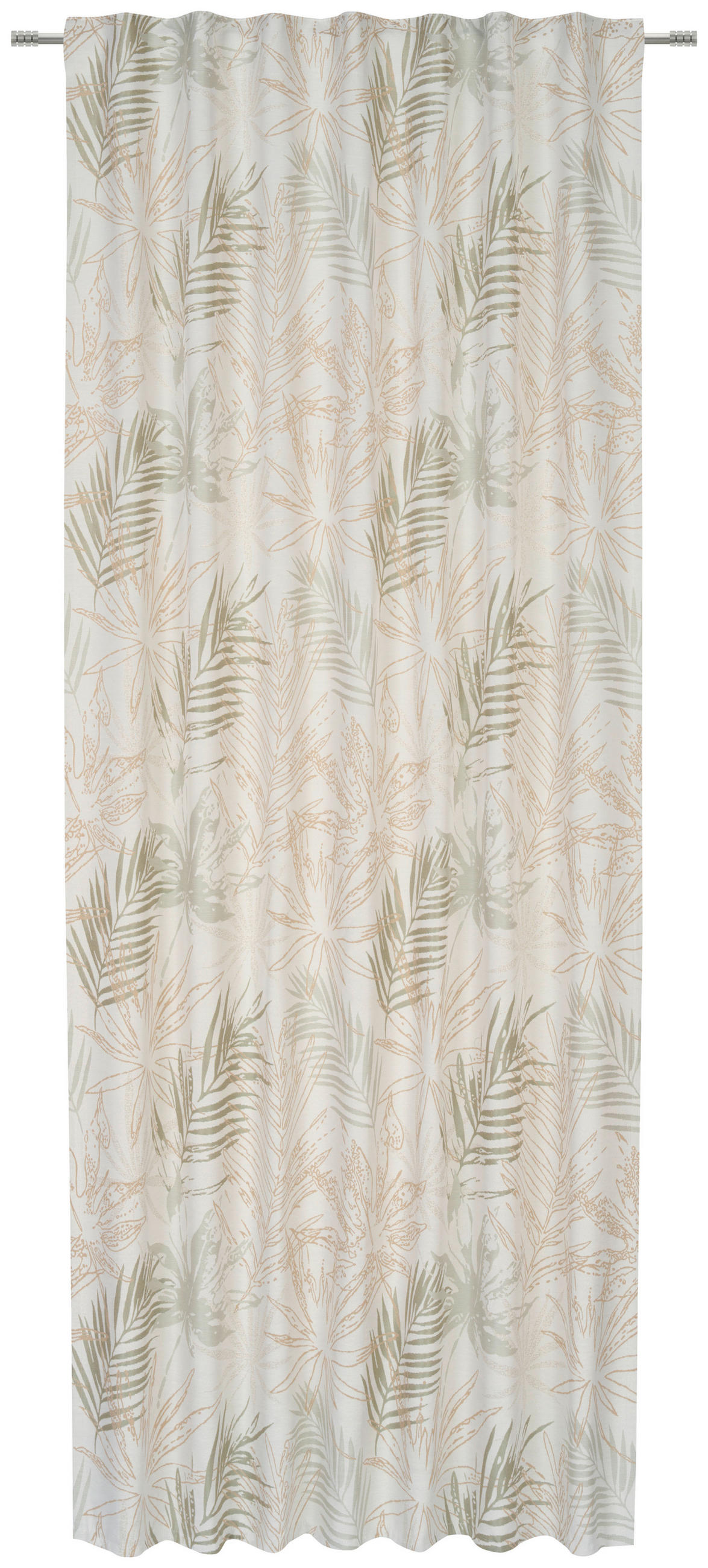 FERTIGVORHANG blickdicht  - Grün, KONVENTIONELL, Textil (140/245cm) - Esposa