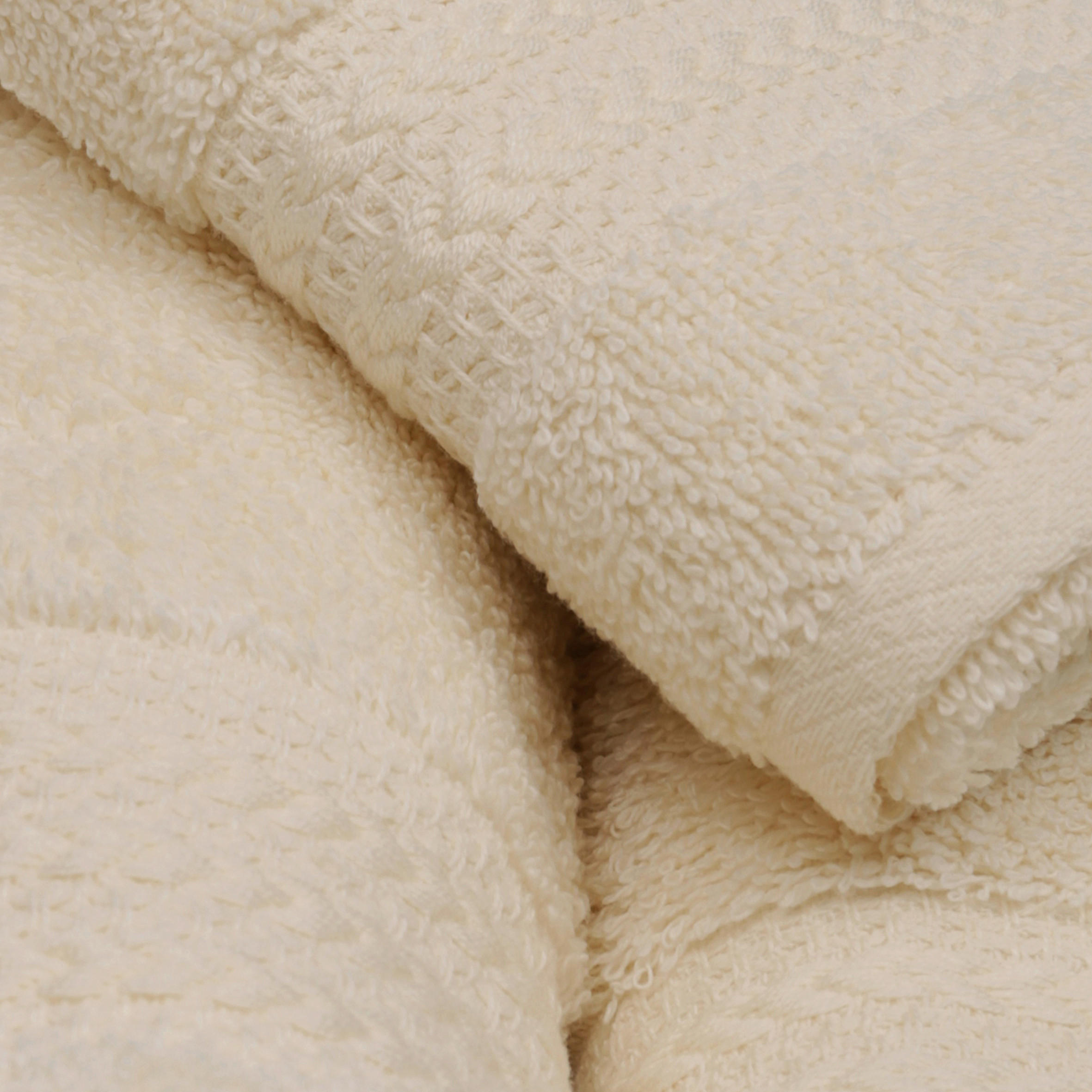 FROTTIERSET Creme 3-teilig  - Creme, Basics, Textil (30/50cm)
