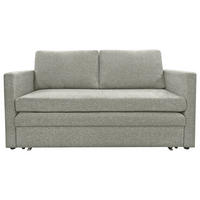 BÄDDSOFFA i greige  - greige/svart, Klassisk, textil/plast (160/85/91cm) - Best Price