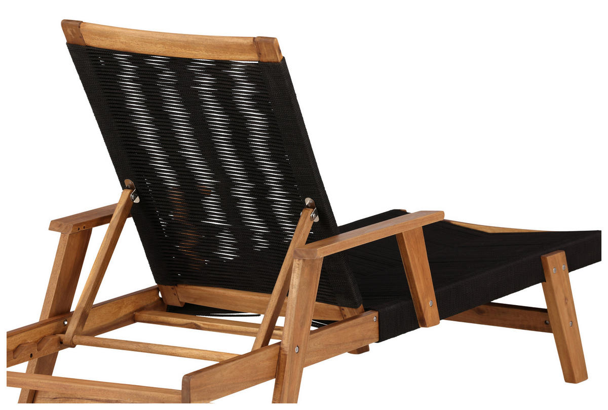 SOLSÄNG   73/35/200 cm  - svart/akaciefärgad, Klassisk, trä (73/35/200cm) - Gardenson