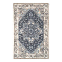 FUSSMATTE 80/50 cm Havana  - Blau/Beige, Basics, Textil (80/50cm)