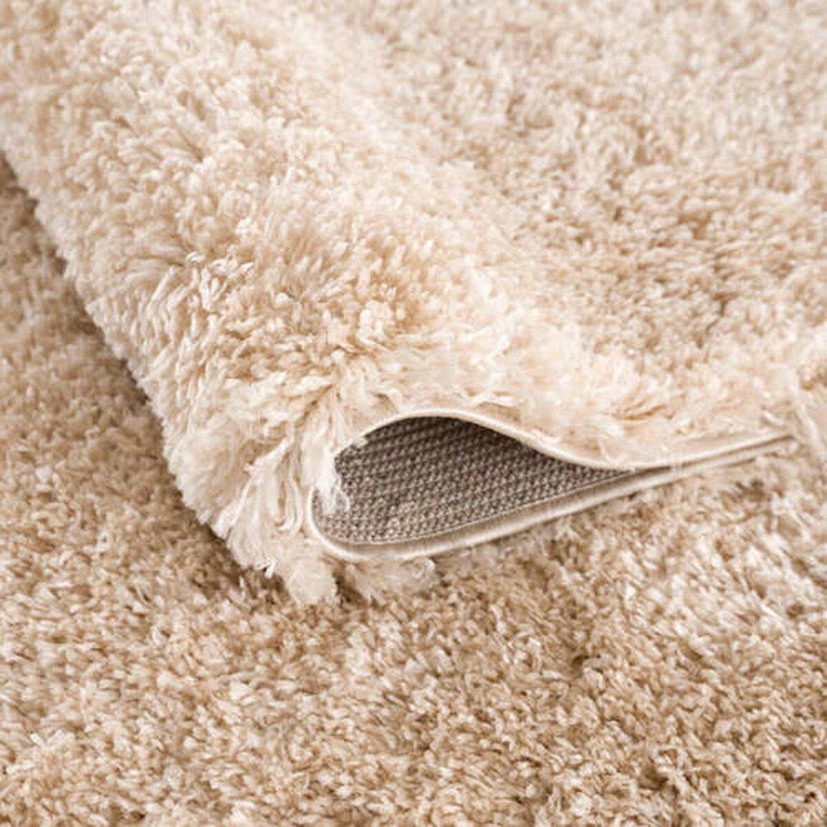 HOCHFLORTEPPICH 120/120 cm Porto Beige  - Beige, KONVENTIONELL, Textil (120/120cm) - Novel