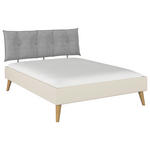 BETT 160/200 cm  in Champagner  - Wildeiche/Champagner, Design, Holz/Holzwerkstoff (160/200cm) - Carryhome