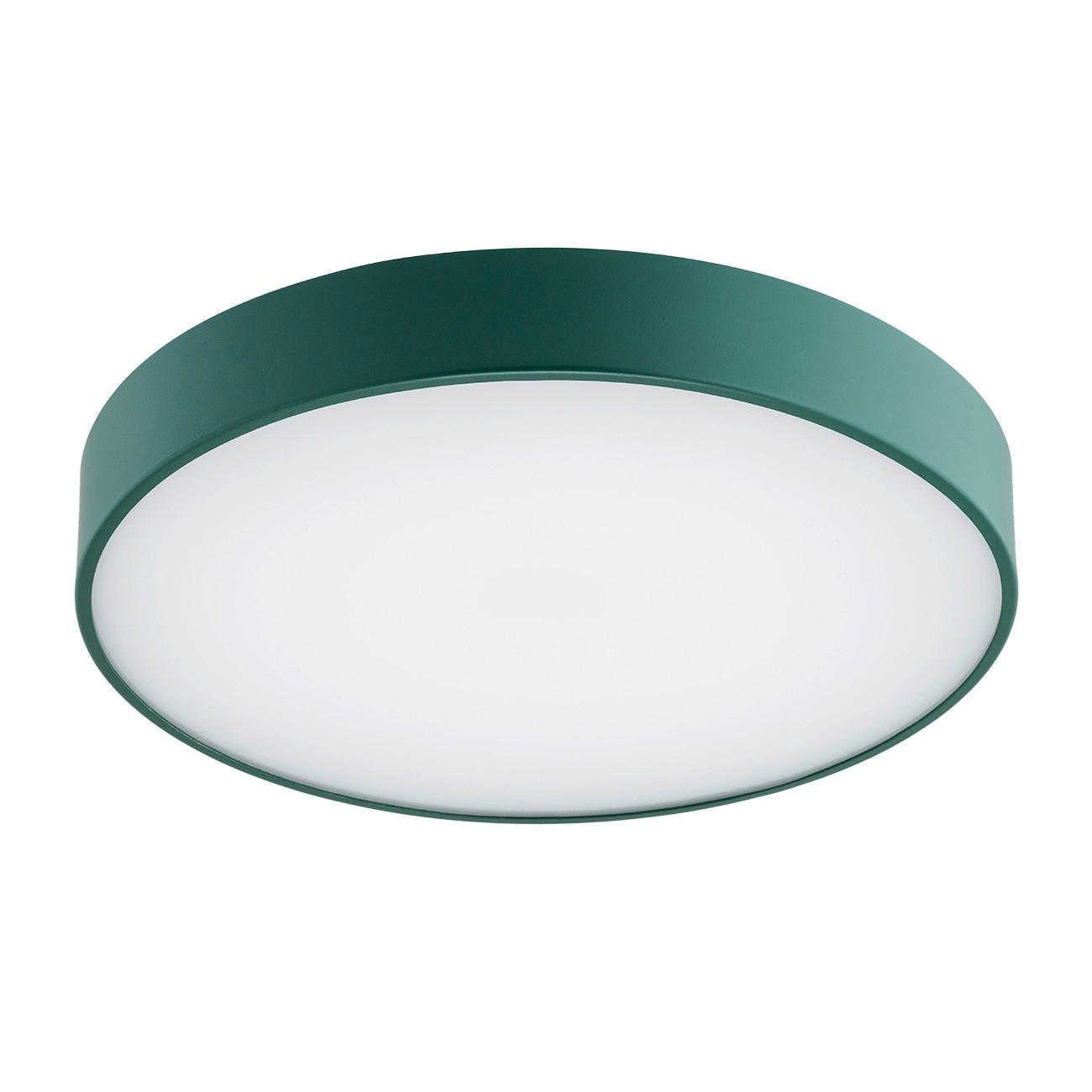 LED-DECKENLEUCHTE   - Transparent, KONVENTIONELL, Kunststoff/Metall (34/34cm)
