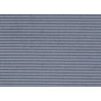 ECKSOFA Graublau Feincord  - Graublau/Schwarz, Design, Textil/Metall (280/205cm) - Xora